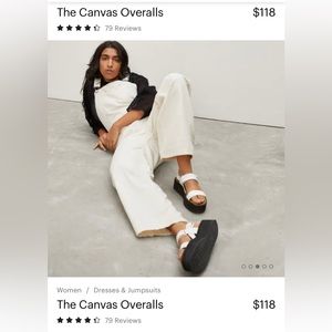 Everlane The Canvas Overalls